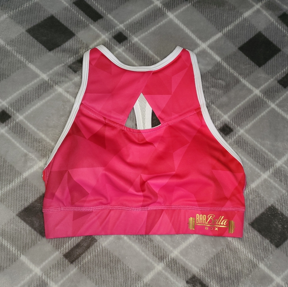 Chestee Bar Bella Box Pink Sports Bra